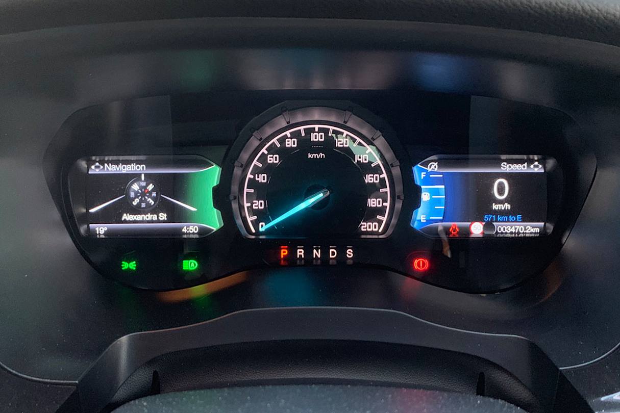 The Wildtrak has a digital speedometer, which many utes still miss out on.